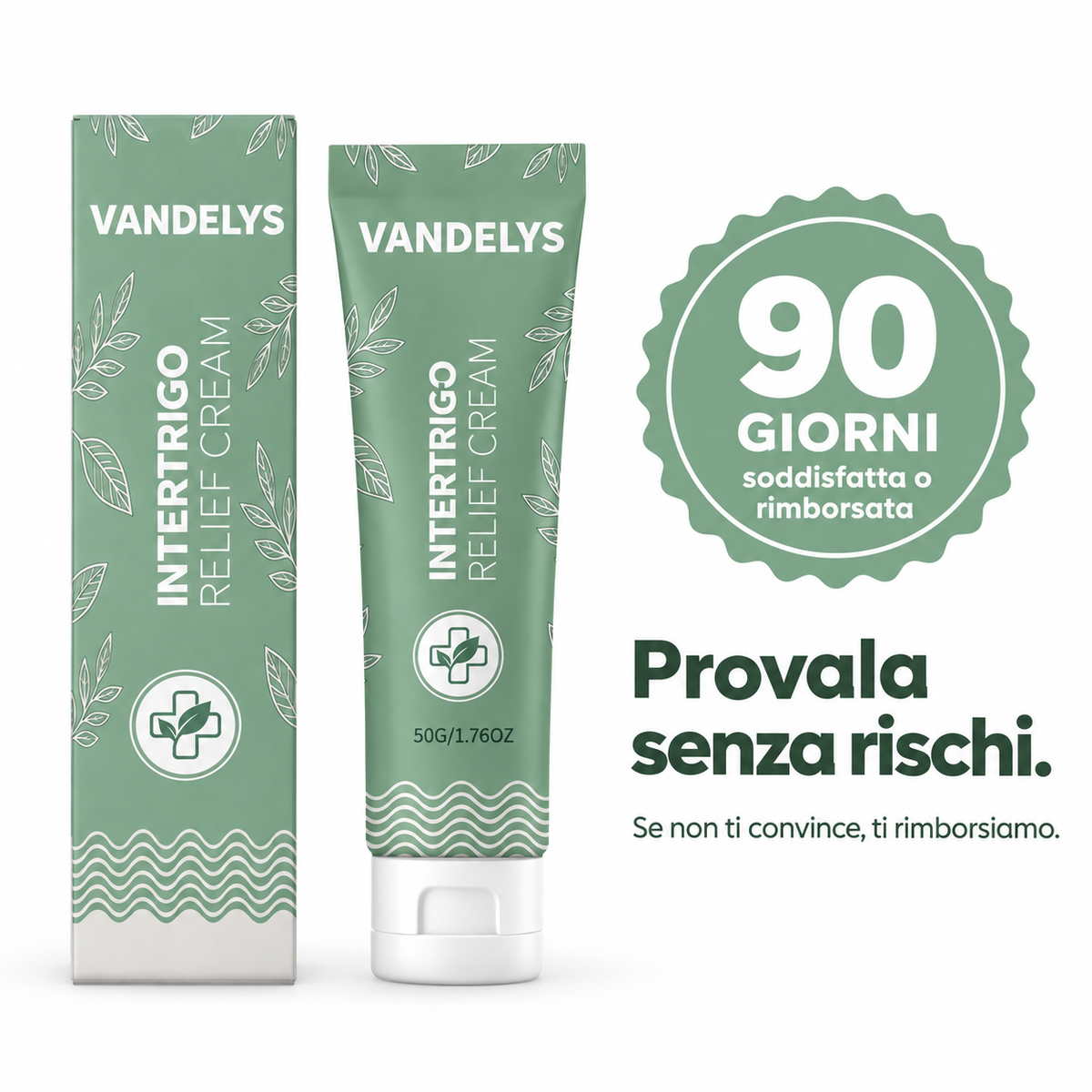 Garanzia 90 giorni soddisfatta o rimborsata