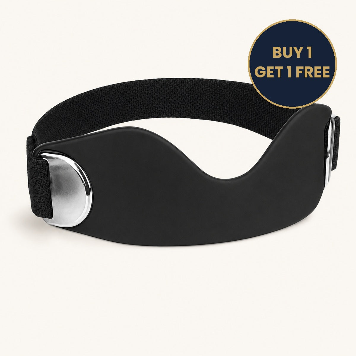 Vandelys patellar knee strap, all black